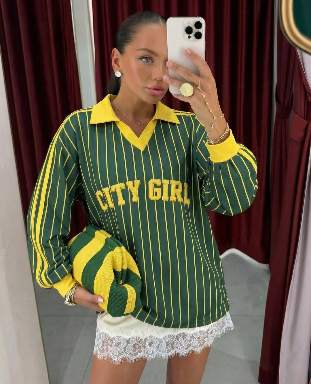 CITY GIRL BASEBALL SHIRT
