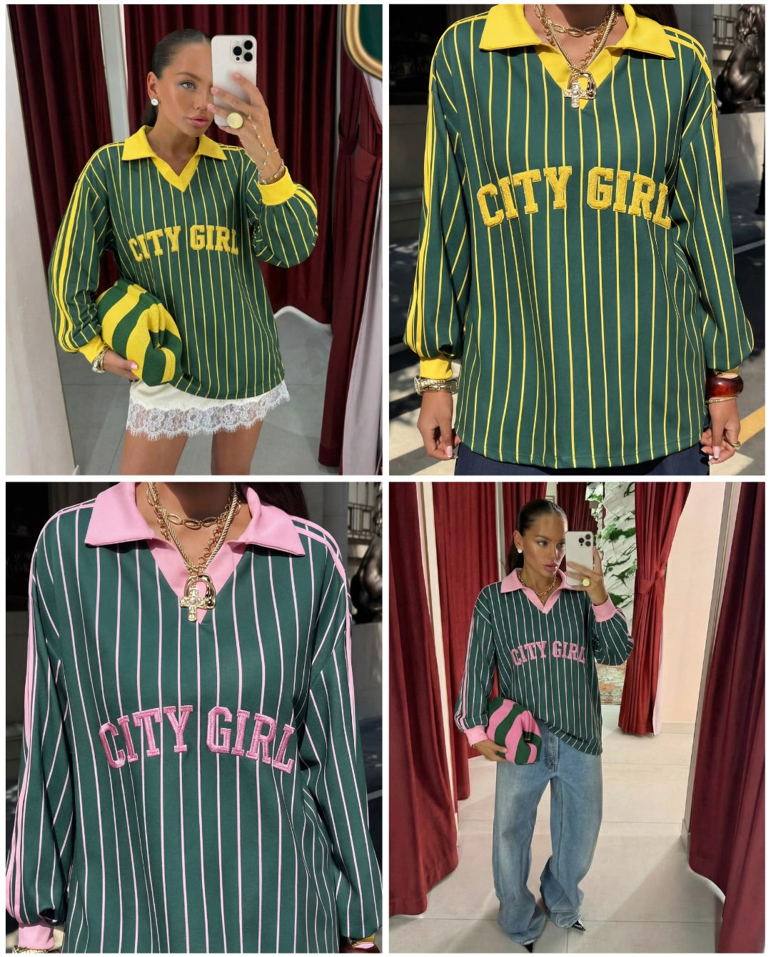 CITY GIRL BASEBALL SHIRT