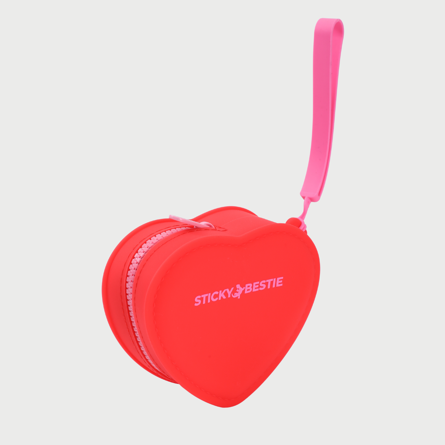 SILICONE HEART POUCH