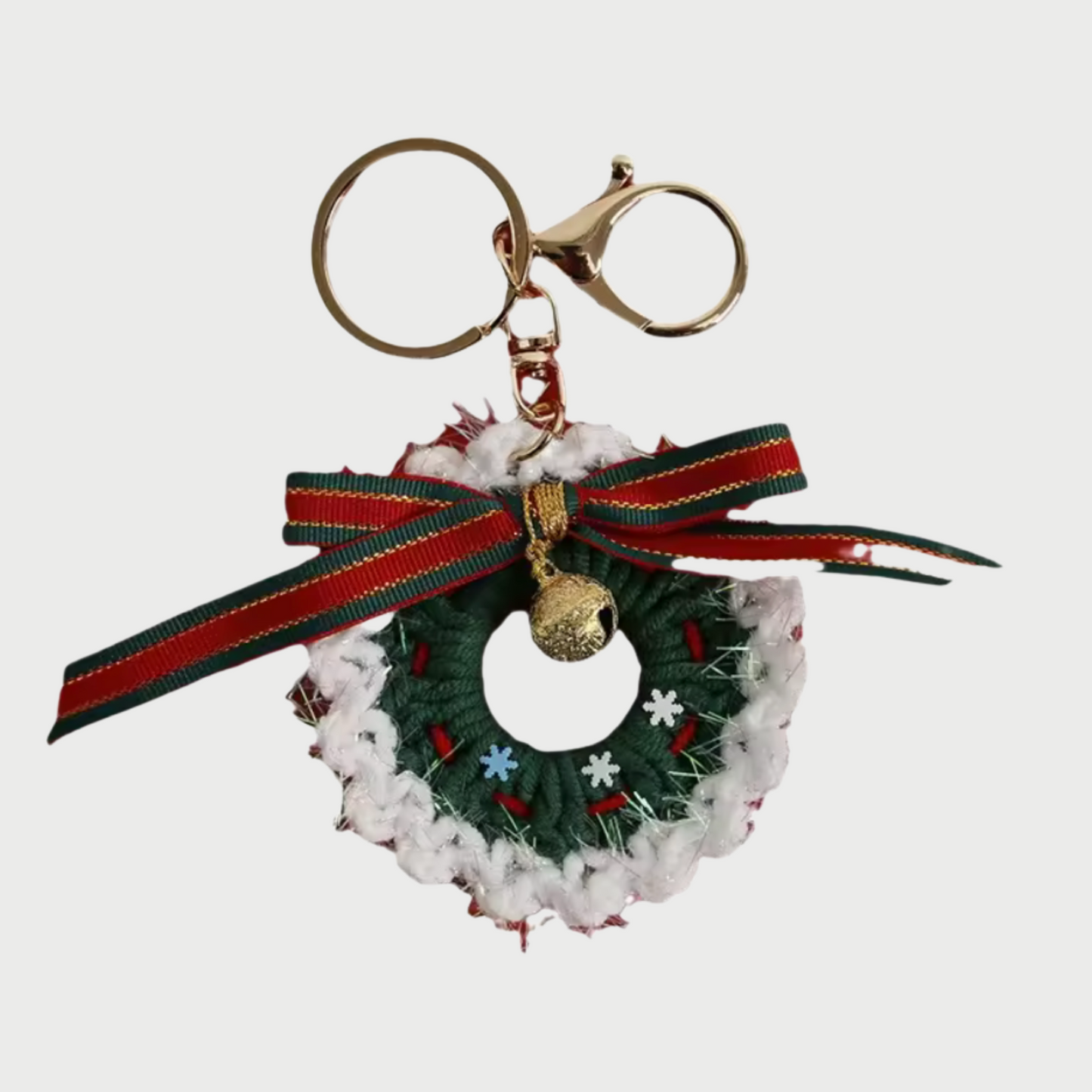 XMAS WREATH BAG CHARM