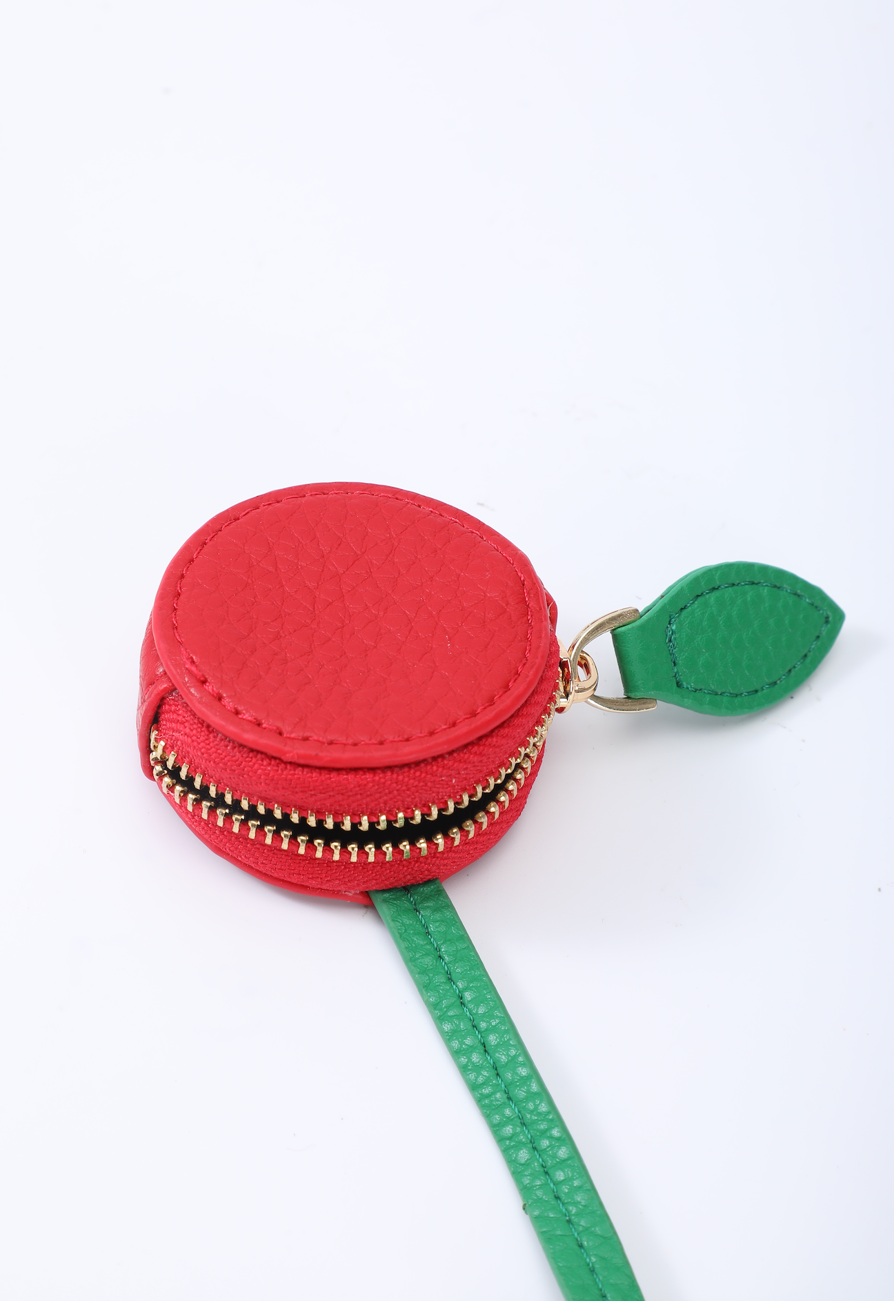 LEATHER CHERRY CHARM